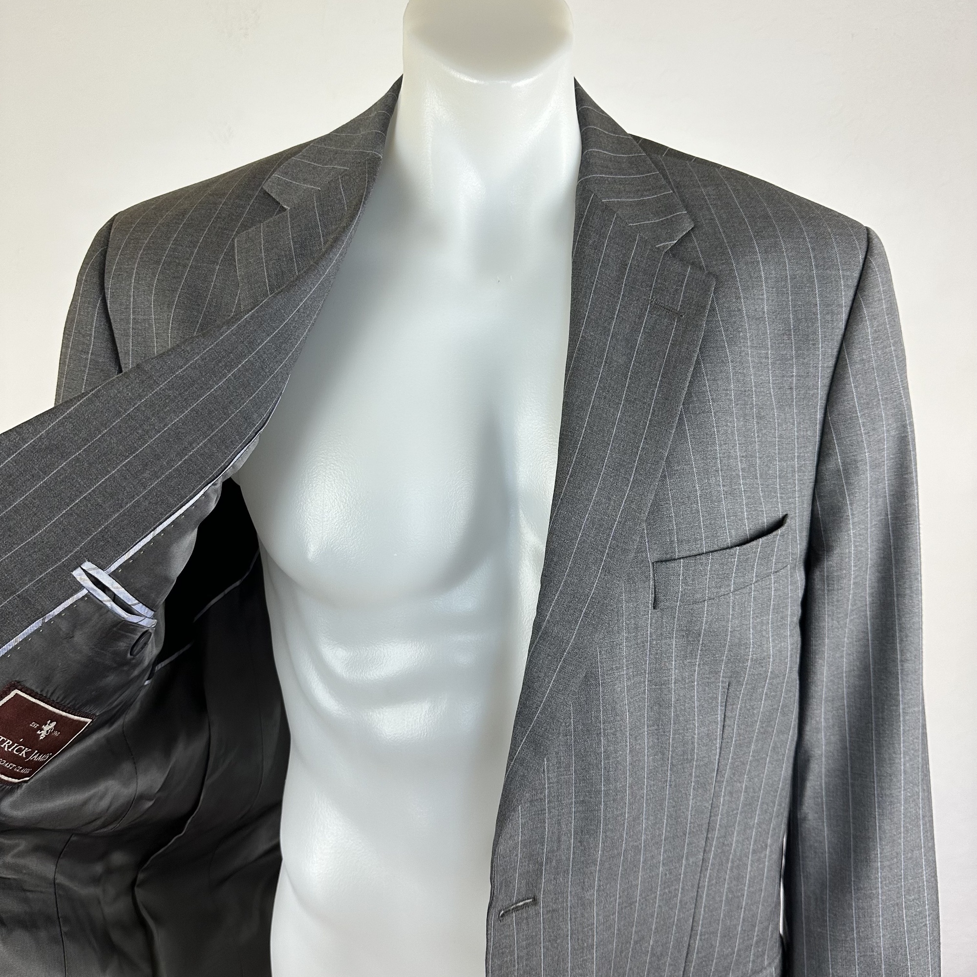 Patrick James Extrafine Virgin Wool Sport Jacket Size 42r
